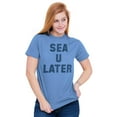 thumbnail image 3 of Funny Beach Lover Sea You Ocean Vibes Men's Graphic T Shirt Tees Brisco Brands S, 3 of 6