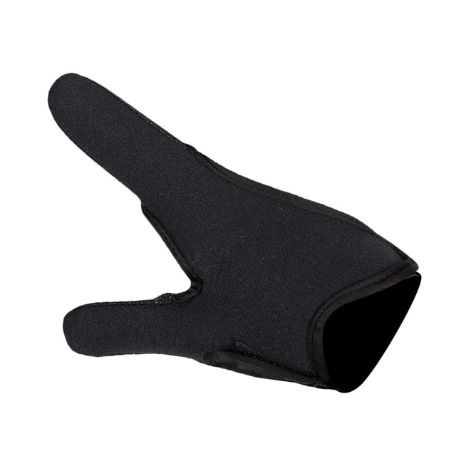Pesca Casting de dos s + índice Dos s Transpirable Negro Cola guantes de pesca