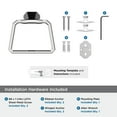 thumbnail image 5 of Amerock St. Vincent Chrome Closed Towel Ring, 5 of 8