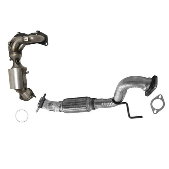 Front Manifold Converter Flex Pipe For Nissan Rogue 2008-2013 Front Wheel Drive