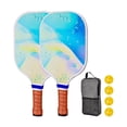 thumbnail image 3 of Pickleball Paddles 4 Balls Lightweight Pickleball Rackets for Men Women Kids Style Q, 3 of 9
