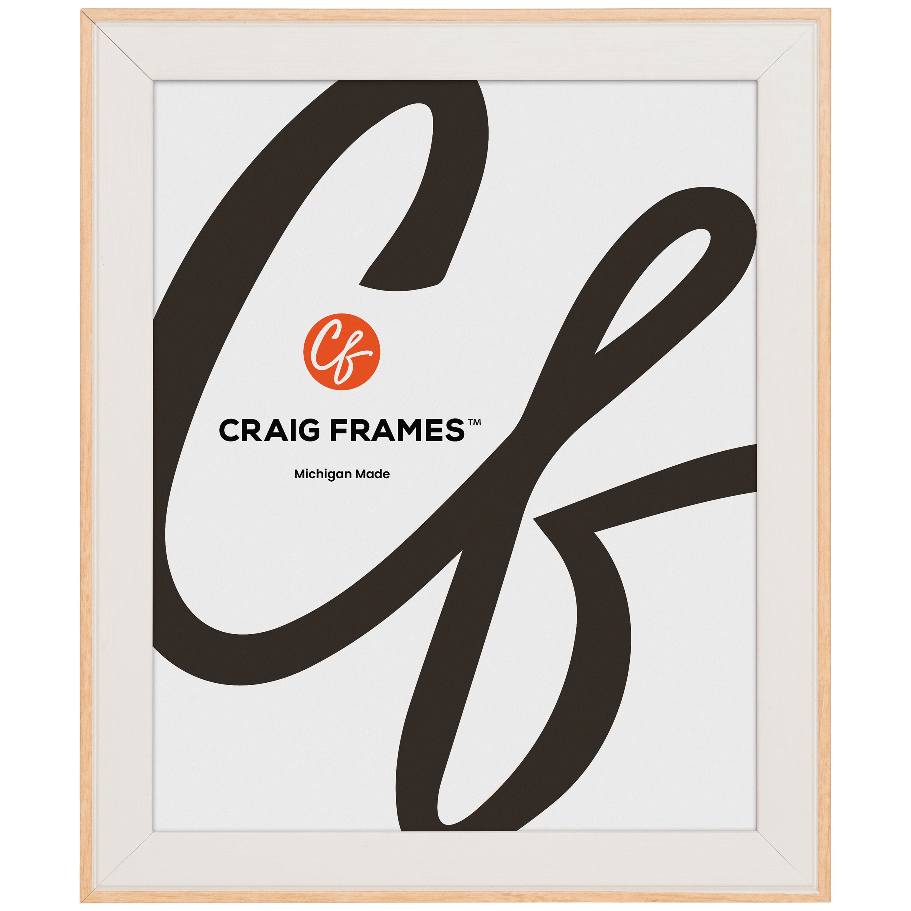 Craig Frames Acoustic, 11x15 Picture Frame, Classic White