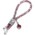 thumbnail image 2 of Llaveros cristalinos del coche para las correas del anillo del llavero del Rhinestone del brillo de las mujeres, 2 of 4