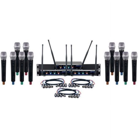 UPC: 0692868127359 | Vocopro HYBRIDACAPELLA12 Twelve-Channel Hybrid Wireless System with Handheld Microphones