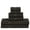 Black, variant on Superior Eco-Friendly 6-Piece Towel Set, Latte