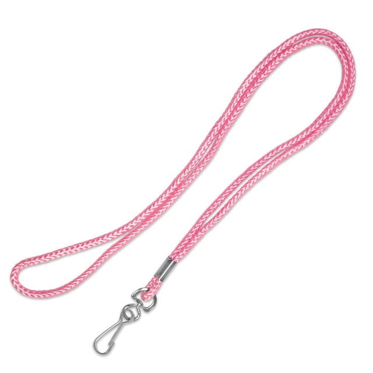 25 Pack - Cord Lanyard Neck Ribbons - Pink