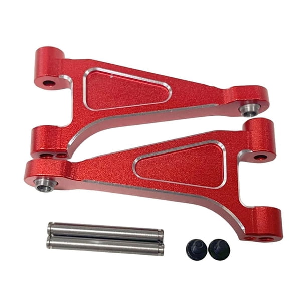 Tholdsy Brazo de suspensión trasero mejorado de aleación de aluminio RCGOFFLOW Brazo de suspensión trasero Rc para brazo de suspensión Kits de construcción modelo Rojo