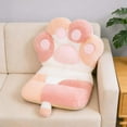 thumbnail image 5 of Adorable Cat Paw Office Chair Cushion with Memory Foam,  Non-Slip Plush Chair Pillow for Gaming with Backrest for Adults and Pets for Room Decor (Black,45 * 80cm/17.7 * 31.5in), 5 of 10