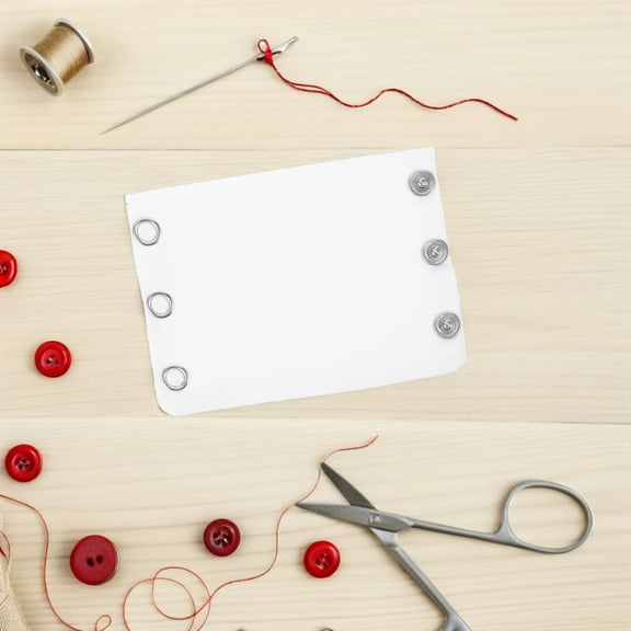 Pawsdot 1Pack Extenders for Bodysuit White Fabric Clothing Extension for Parents