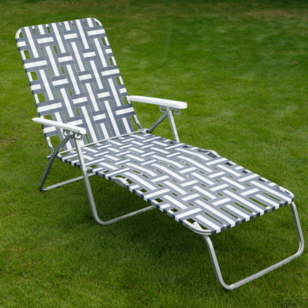 Coral Coast Steel Folding Chaise Lounge Chair Walmart Com