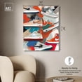 thumbnail image 5 of Sneaker Paint Collage Canvas Trendy Sneaker Art by Art Remedy, Gallery Wrapped, 30" x 36", 5 of 7