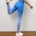 thumbnail image 2 of Icvfdpl Yoga Pants For Women And Abdomen High Waist Stretch Tights Running Peach Workout Trousers Woman Tracksuit Blue L, 2 of 4
