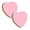 Light Pink, variant on Cute Sticky Notes, 6 Shape Mini Kraft Paper Self-Stick Note Pads, Pastel Color Blank Book Tabs, Heart Bear Shape Markers for Home Office Remark Planner, 2.76"