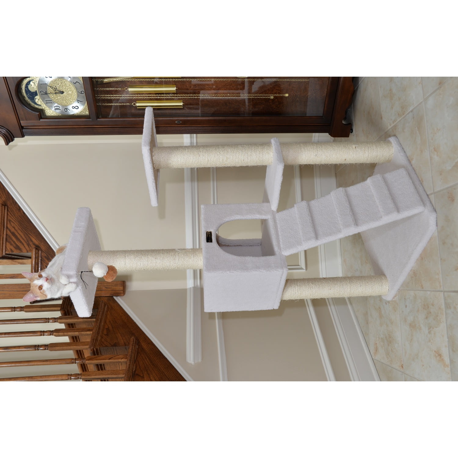 Armarkat Classic Cat tree B5301 53 Inch, Ivory