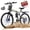Orange, variant on 26" Electric Bike for Adults, Folding Electric Mountain Bike, Peak 750W Motor, 48V 374.4Wh Battery, up to 20 mph 50 Miles, 7 Speed Gears, UL2849(Red)