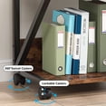 thumbnail image 5 of Tribesigns 3-Tier Rolling Printer Stand with Industrial Machine Cart, 5 of 7