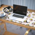 thumbnail image 3 of Long Mouse Pads for Desk,White Cow Head Hat Pattern Desk Mats on Top Of Desks, Desk Mouse Pad Extra Large with 3mm Non-Slip Base and Stitched Edge for Gaming,Office,Work,Home 35.4"x15.7", 3 of 6