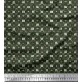 thumbnail image 1 of Soimoi Cotton Cambric Fabric Check & Geometric Print Sewing Fabric Yard 42 Inch Wide, 1 of 3