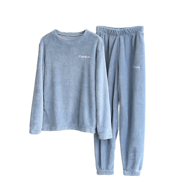 Conjuntos de colores sólidos para mujer a la moda, ropa de salón, traje, sudadera, conjunto para el hogar, Tops + Pantalones Pompotops qwe22489