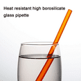 thumbnail image 3 of Reusable Glass Straws, Clear Glass Drinking Straw, - Perfect for Smoothies, Milkshakes, Tea, Juice, 3 of 5