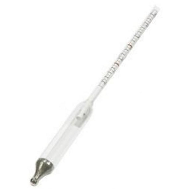 Miller Durable Glass Maple Sap Hydrometer for Measuring Syrup Density