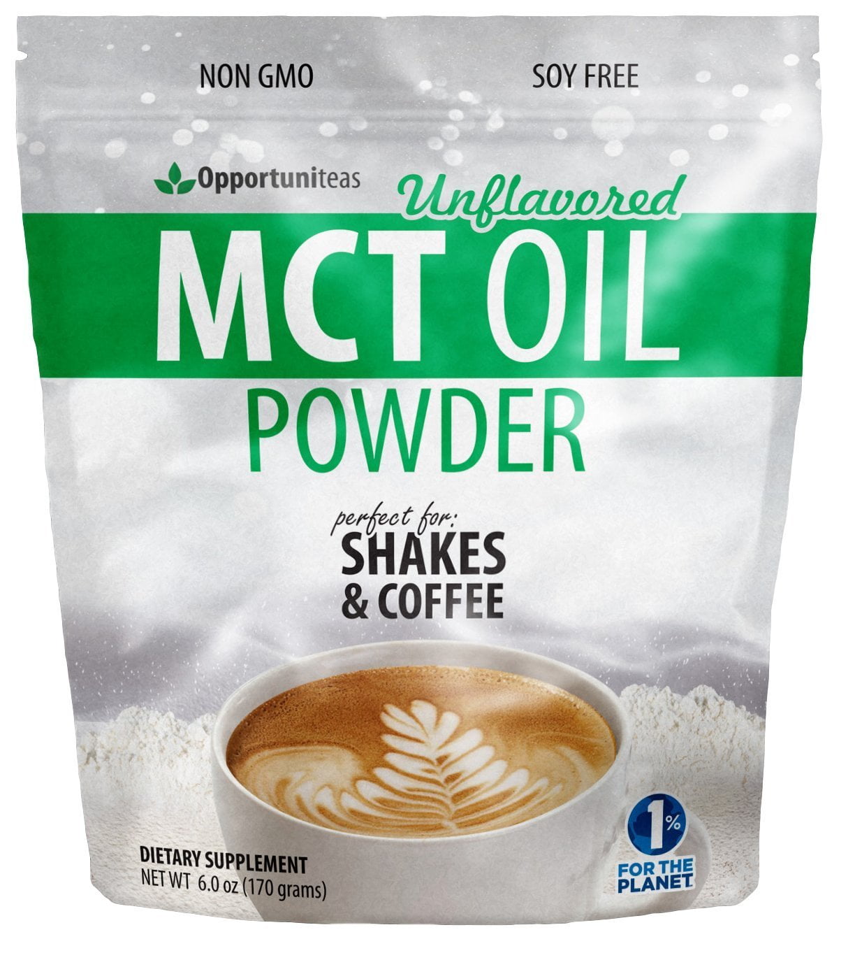 MCT Oil Powder Delicious Creamer for Coffee, Tea, Smoothie, Recipe