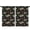 Colorful Music Keyboard, variant on Blackout Kids Curtains,Retro Consoles Games Icons Black Pattern Childrens Insulated Curtains Set Of 2,Bedroom Essentials,Toddler Room Decor 42"x54"
