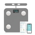 thumbnail image 1 of Báscula inteligente Fitdays para grasa corporal | Tecnología avanzada de 8 electrodos para IMC/20+ | LED a todo color y alta precisión | Báscula de baño para fitness y pérdida de peso | (FG2211LB-GREY, 1 of 5