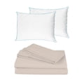 thumbnail image 1 of Juego de Sabanas Matrimonial Basic Spring Air Crema + Almohada Osos, 1 of 8