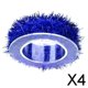 thumbnail image 1 of Guirnalda de oropel con purpurina de 3x1,5 m para decoración navideña de fiesta en casa, color azul real 4 piezas, 1 of 9