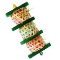 thumbnail image 4 of EeaseMX Juguete colgante de bola de ratán, campana para loros, juguete masticable para pájaros, jaula para pájaros., 4 of 7