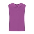 thumbnail image 5 of Womens Clothes Summer Kelon Womens Tank Tops Cowl Neck Boho Tops Business Casual Blouses Dressy Work Tunic Tops, S, 5 of 5