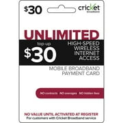 Cricket $30 Prepaid Card