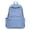 Blue Backpack, variant on School Backpack with Embroidered Letters, Music Themed School Backpack with Zipper, Spacious Backpack for Travel Work, Blue