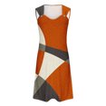 thumbnail image 5 of sovlvnd Womens Summer Dresses Geometric Printed Elegant Camisole Round Neck Dress Womens Tank Dresses Casual Summer Plus Size Summer Dresses, 5 of 5
