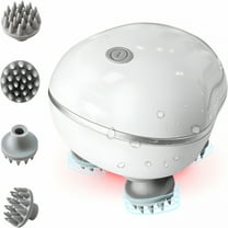 XIRQI Electric Scalp Massager,Head Massager Scalp Stress Relax,Silicone Scalp Massager,Head Massager for Hair Growth,Head Scratcher,Scalp Massager Shampoo Brush,Pet Massager,Cat,Dog