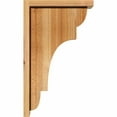 thumbnail image 3 of 6"W x 12"D x 20"H New Brighton Rough Sawn Corbel w/Backplate, Western Red Cedar, 3 of 9