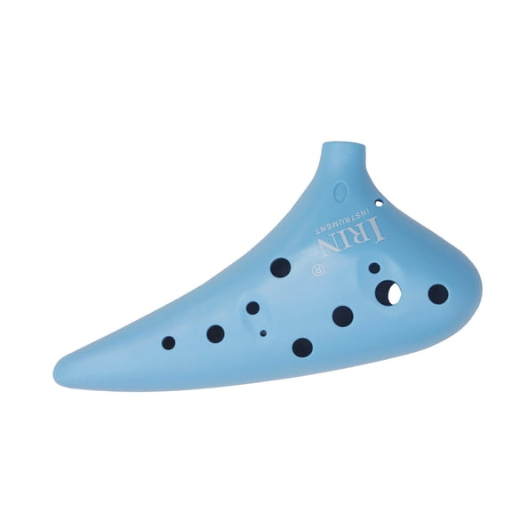 Eigraketly Leyenda del instrumento musical del viento de la flauta del buque de plástico Alto C de Ocarina de 12 agujeros Accesorios para instrumentos musicales