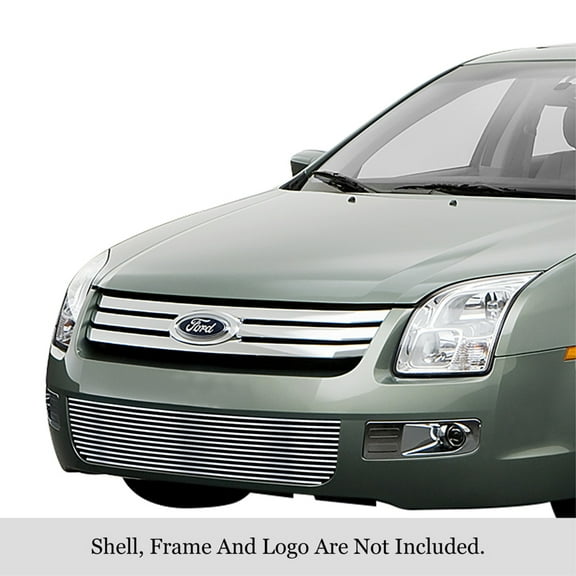 2006-2009 Ford Fusion Stainless Steel Polished Finish Horizontal Billet Stainless Steel Billet Grille