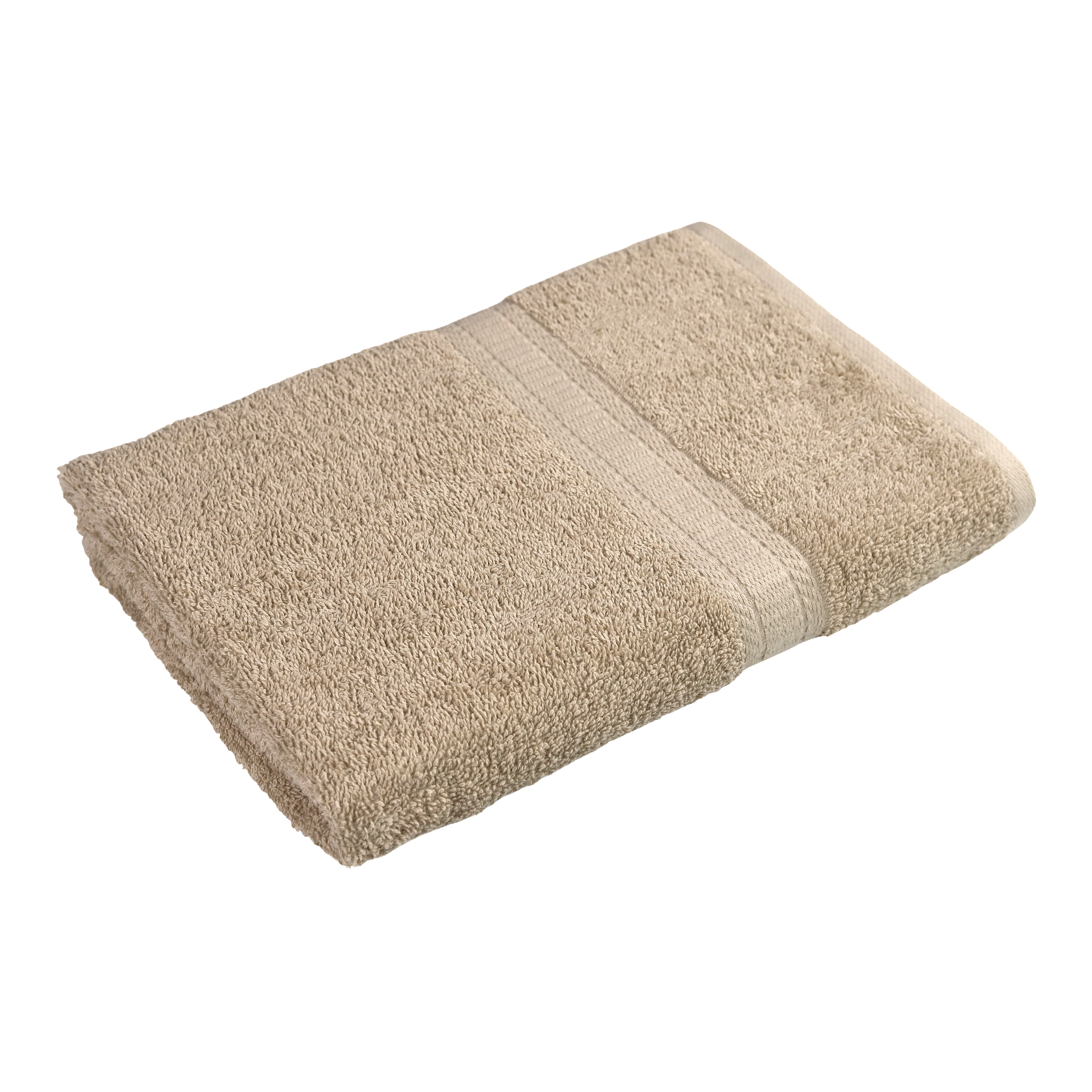 Mainstays Solid Bath Towel, Brown Basket 