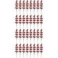 thumbnail image 5 of 40 pcs Artificial Red Berry Faux Holly Berries Fake Burgundy Berry Pick, 5 of 5