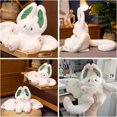 thumbnail image 4 of XINQIHANG Bat Rabbit Stuffed Animal-Cute Rabbit Stuffed Toys with Bat Wings,Soft and Cuddly Animal Pillow, Animal Plush for Kids, 4 of 7