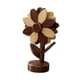 thumbnail image 3 of Posavasos de madera de 3 piezas para bebidas, protección para la mesa, mantel individual de madera con diseño de girasol B, 3 of 9