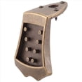 thumbnail image 3 of Piezas Traseras de Mandolina Triangular de Metal de Bronce para Reemplazo de Mandolina Superior Arqueada de 8 Cuerdas, 3 of 10