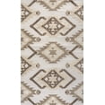 thumbnail image 2 of JONATHAN Y SOUTH BEACH 8 x 10 Area Rug, Sumak Pile Neutral Diamond Kilim - Brown/Ivory, SBH107C-8, 2 of 9