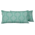 thumbnail image 1 of VargottamIndoor/OutdoorPolyester FabricLumbarPillowCover,All-Weather Waterproof Rectangular Cushion Case for Patio Furniture,16" x 24"Set of 2 -Ogee-13, 1 of 6