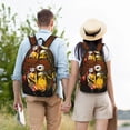 thumbnail image 4 of Goofa The Nightmare Before Christmas Pattern Durable Canvas Daypack - High-Quality Vintage Backpack, Compact & Versatile for Travel and Everyday Use-Small, 4 of 5