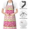thumbnail image 4 of Kdxio Flowers Apron with Pockets Adjustable Kitchen Aprons for Men Women Waterproof Aprons for Cooking,Drawing,Crafting, Baking Household Cleaning, 4 of 8