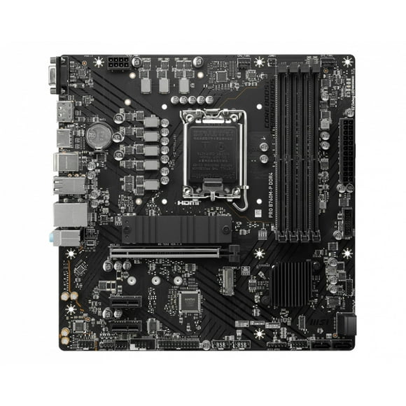 Tarjeta Madre MB MSI PRO B760M-P INTEL 14VA LGA1700 DDR4 128GB MSI