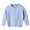 Blue, variant on Girls Knitted Cardigan Sweater Kids Plain Warm Sweaters Long Sleeve Button Down Jacket Fall Winter Thermal Tops 18M-7Y
